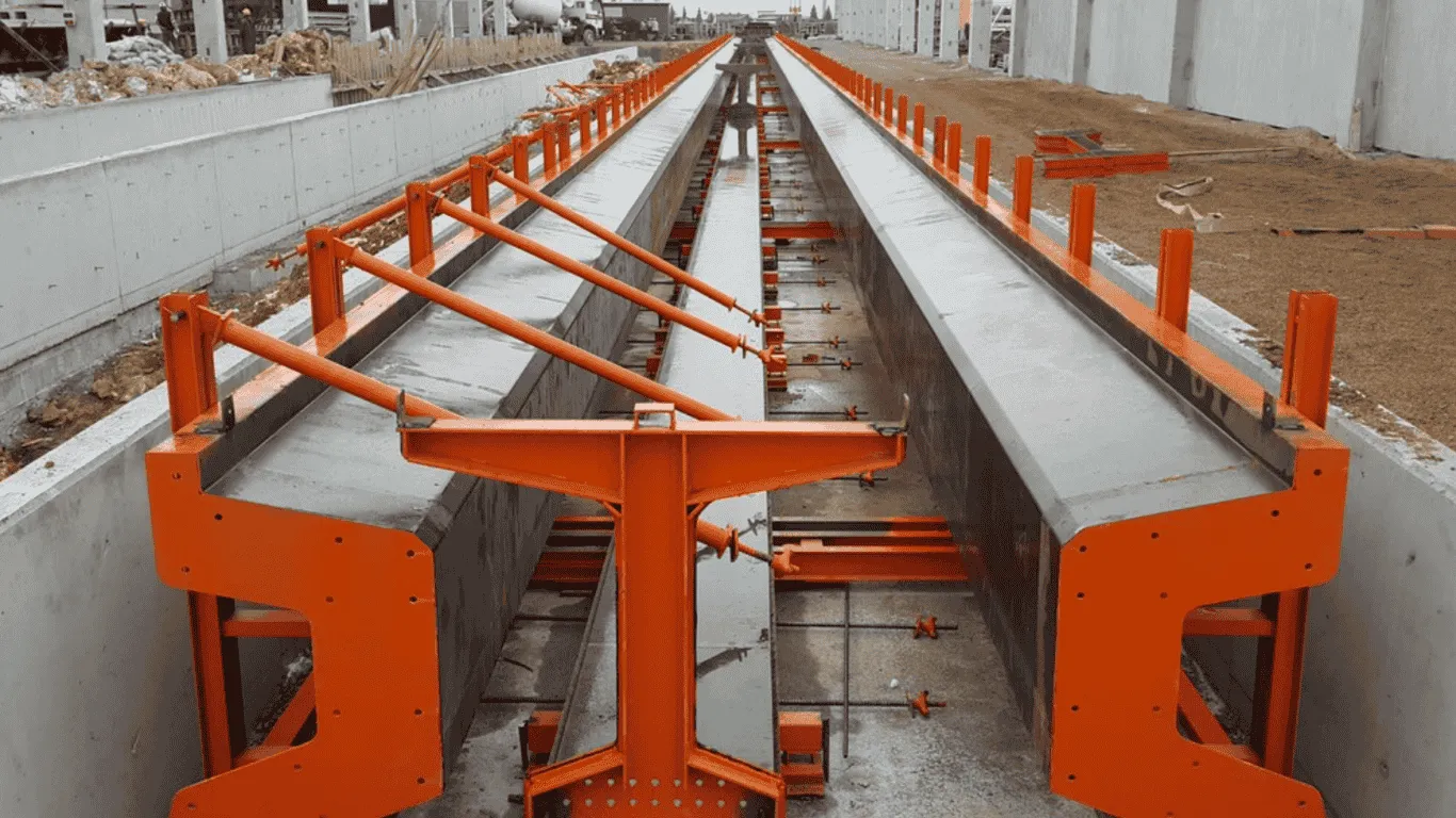 Prefabrik Köprü Kirişi Kalıpları