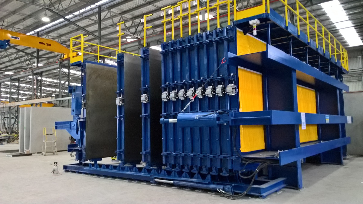 Prefabrik Beton Duvar Batarya Kalıpları